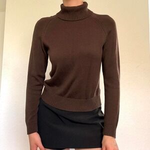 August Silk Turtleneck Sweater